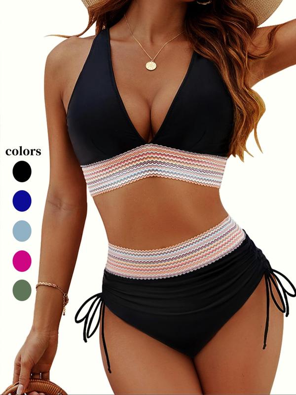 Dames High Waisted Bikini Set