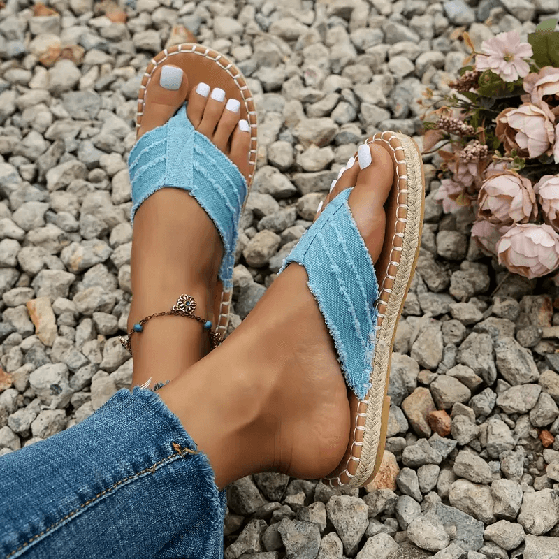 Dames Bohemian Charm Stijlvolle Zomer Platte Sandalen