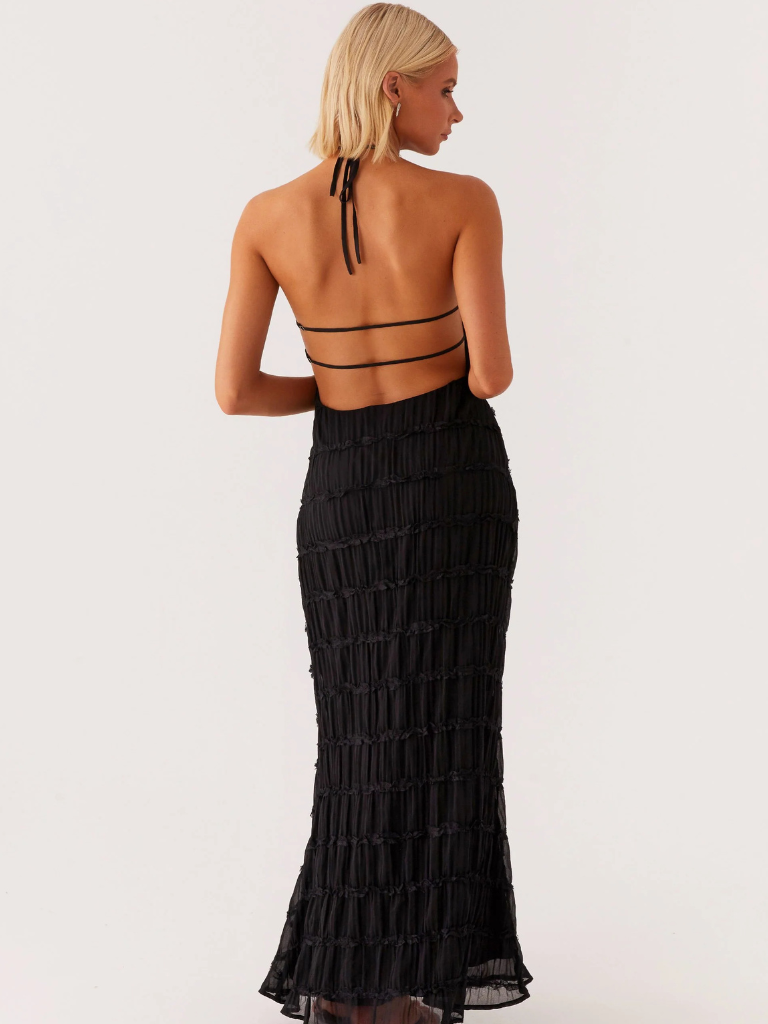 Paula | HALTERNECK MAXI DRESS