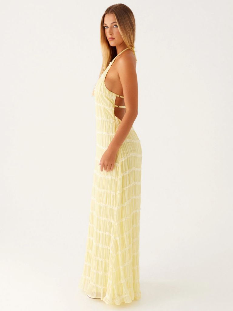 Paula | HALTERNECK MAXI DRESS