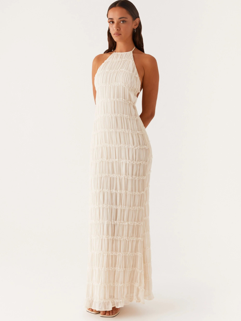 Paula | HALTERNECK MAXI DRESS