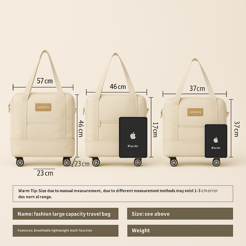 Lumovia™ Expandable Bag with Wheels
